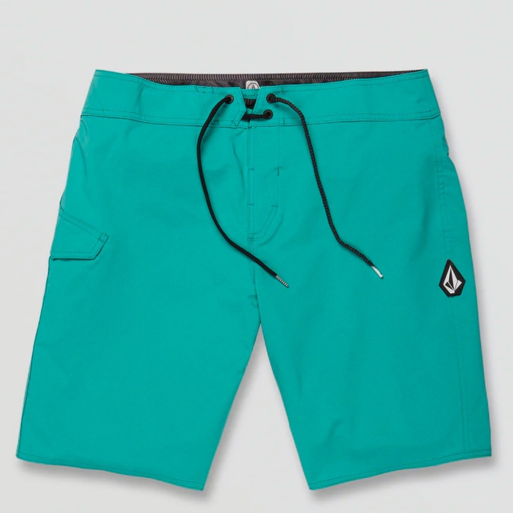 NWT: Volcom - LIDO SOLID MOD-TECH TRUNKS - TEMPLE TEAL
Sz: 31